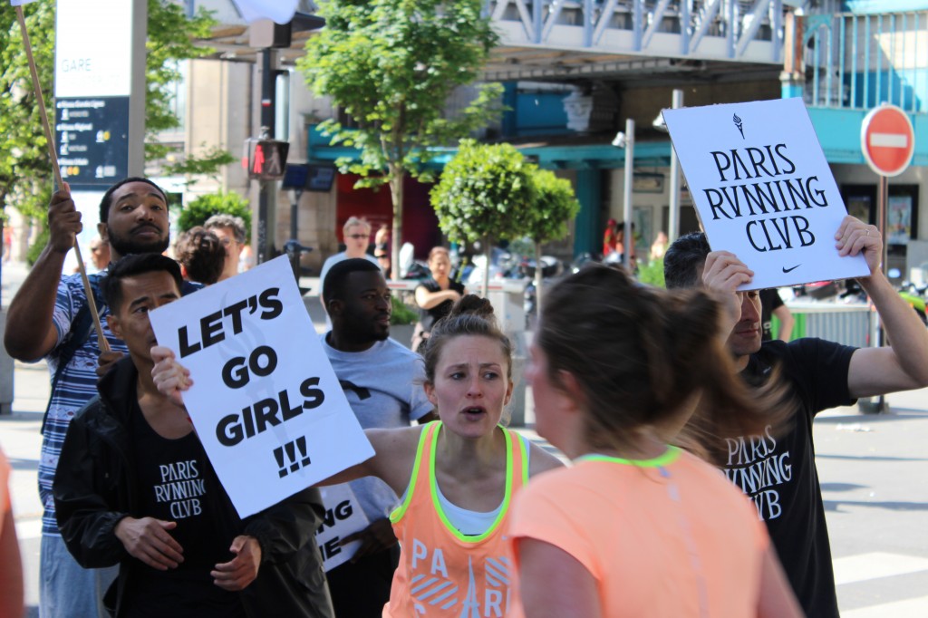 paris running club nike women race