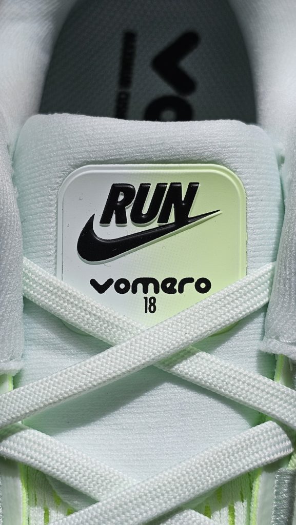 test Nike running vomero 18 matos