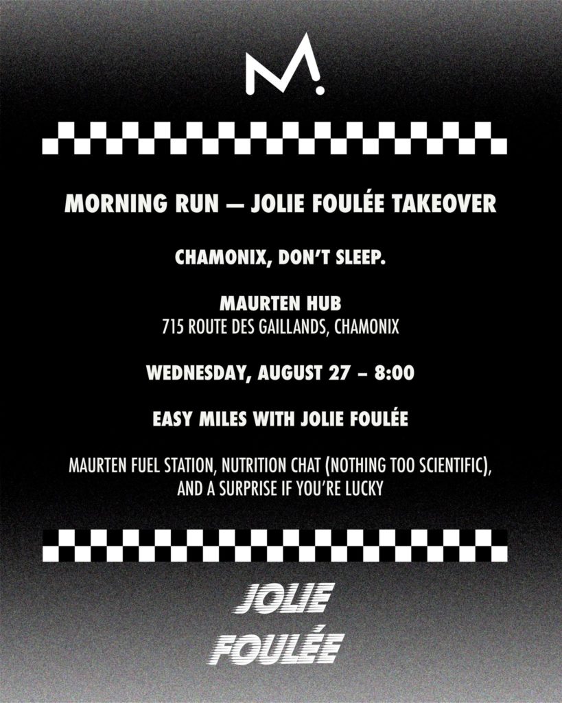 JOLIE FOULEE UTMB CHAMONIX 2025